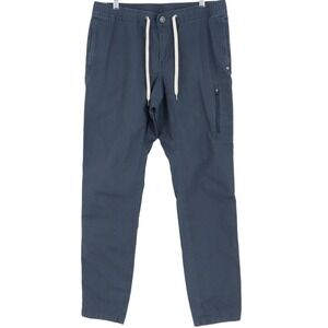 Vuori Men's Ripstop Climber Pants Size L Navy Blue Athletic Casual Drawstring